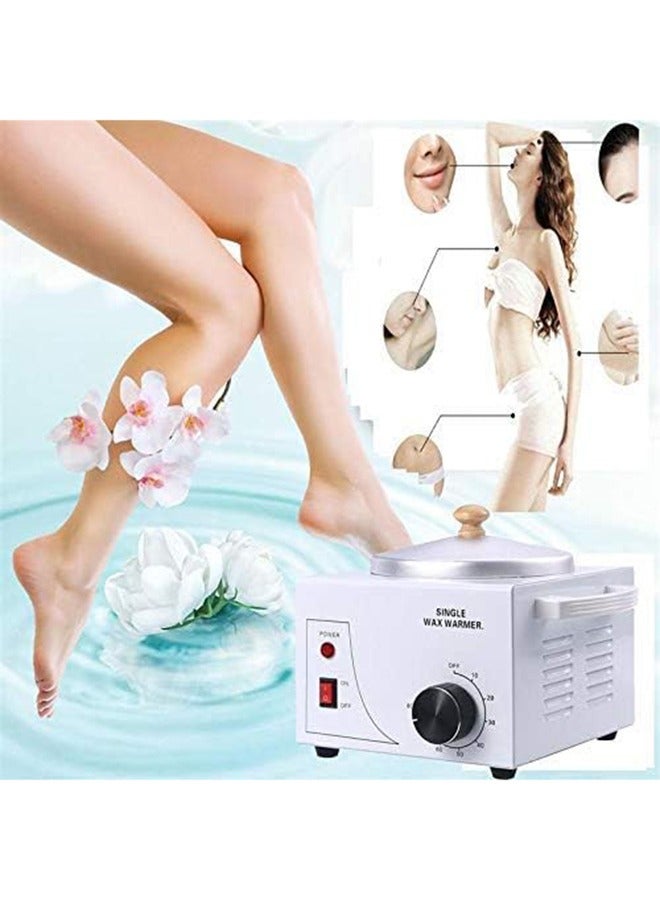 Single Container, Hot Wax Heater Depilatory Machine Temperature Adjustable Paraffin Removal Hot Melting Skin Care