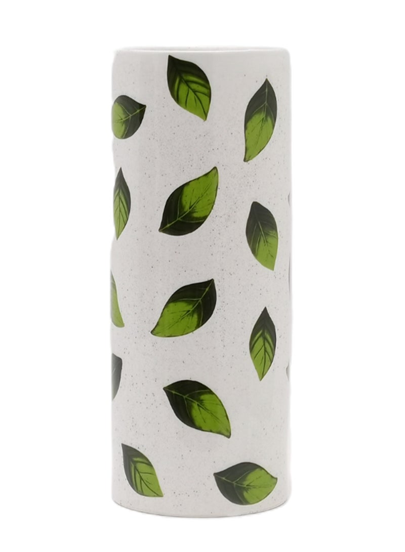 Elegant Design Ceramic Vase Unique Luxury Quality Material For The Perfect Stylish Home N13-151 White/Green