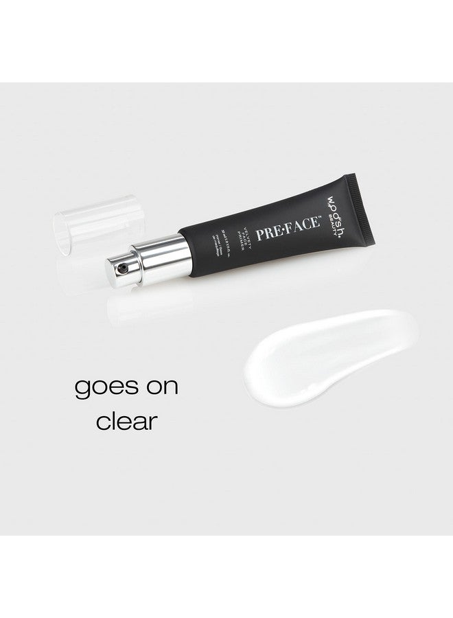 Beauty Pre•Face Velvety Face Primer Hydrating & Long Lasting Vegan Pore Minimizer & Wrinkle Filler Grips Your Makeup (Full Size 30 Ml)