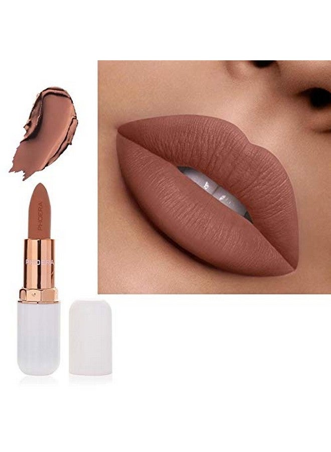 Absolute Velvet Matte Lipstick Long Lasting Waterproof Pigment Makeup (102 Nude)