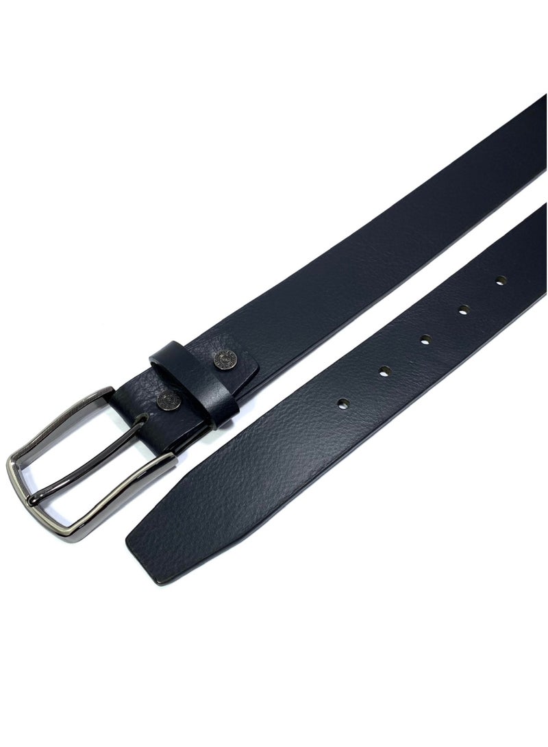 CLASSIC MILANO® Genuine Leather Belt Men in an elegant GIFT BOX; Classic Jean Belt; Belts for men Mens belt Leather; Pin Buckle 35MM