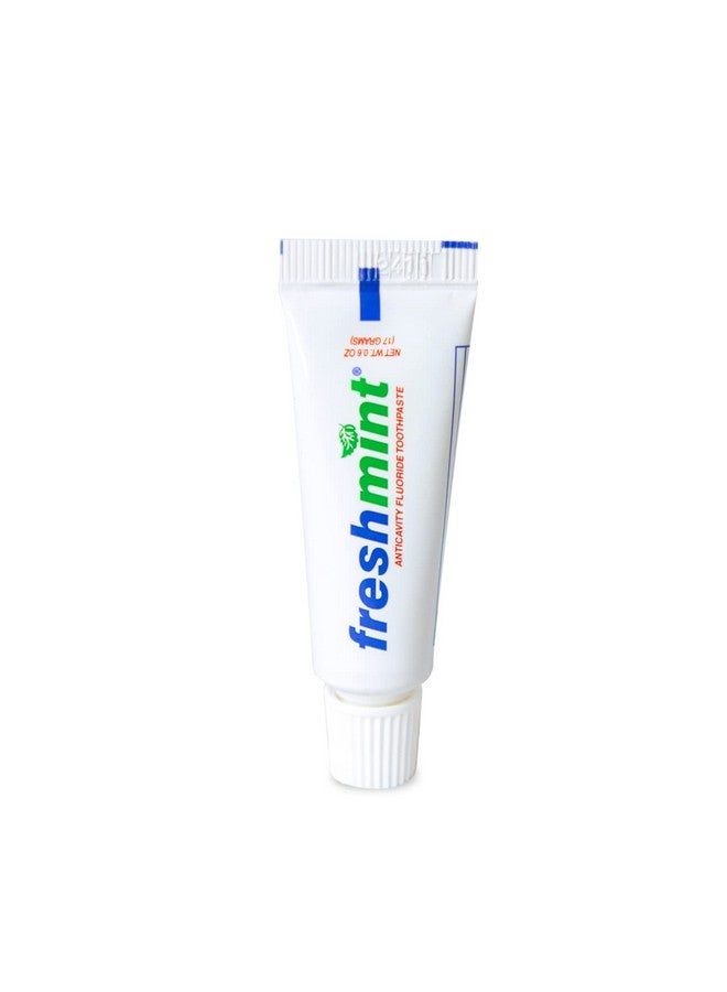 144 Tubes Of Freshmint® 0.6 Oz. Anticavity Fluoride Toothpaste Tubes Do Not Have Individual Boxes For Extra Savings Travel Size