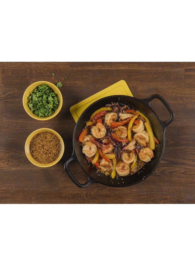 L5Rpl3 Cast Iron Round Pan 8 In Black