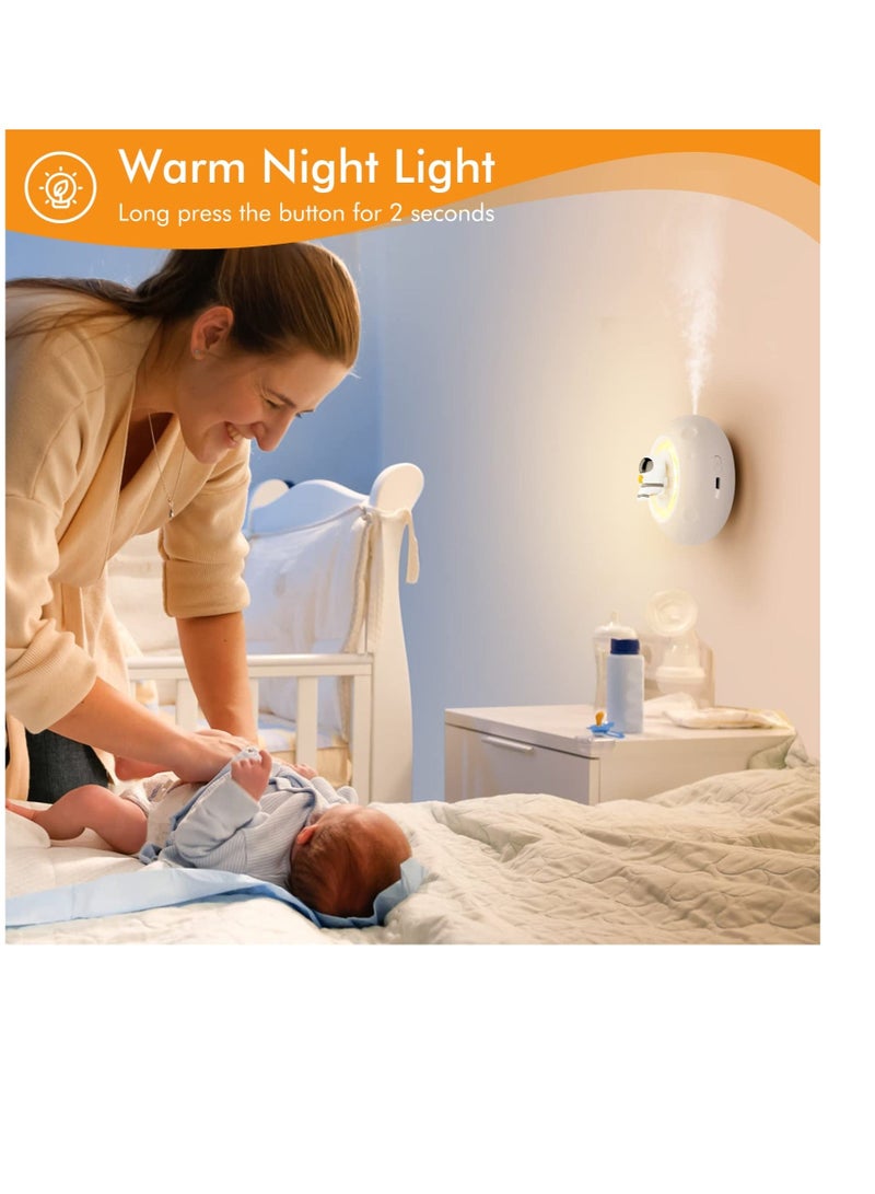 Astronaut Humidifier, Aromatherapy Diffuser Noise-Free Diffuser, with 7 Colors, for Home, Yoga Studio, Gym, Office Decor (White Astronaut)