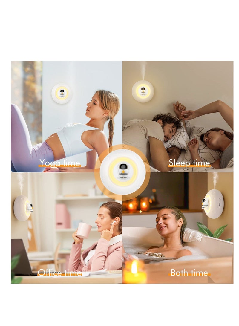 Astronaut Humidifier, Aromatherapy Diffuser Noise-Free Diffuser, with 7 Colors, for Home, Yoga Studio, Gym, Office Decor (White Astronaut)