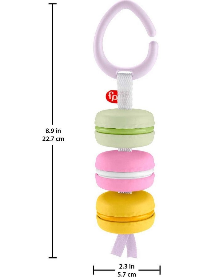 Baby Pretend Food Baby Rattle My First Macaron Takealong Sensory Toy For Newborns In Gift Ready Package