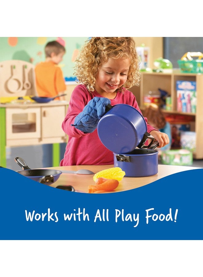 Pretend & Play Pro Chef Set Kitchen Toys For Kids Pretend Kitchen Pots And Pans For Kids 13 Pieces Ages 3+