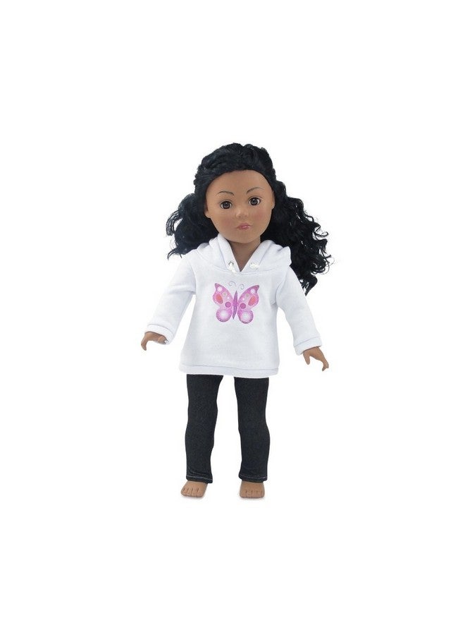 18 Inch Doll Hooded Sweatshirt And Jeans 18