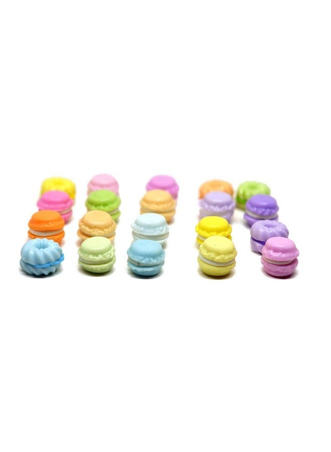 21 Psc French Macaroon Recipe Dollhouse Miniatures Food Kitchen