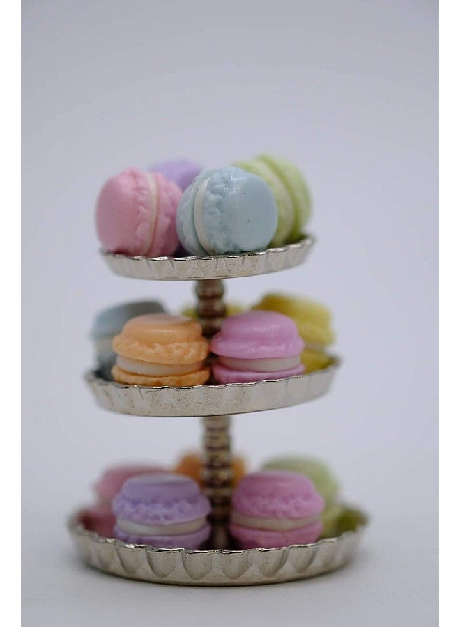 21 Psc French Macaroon Recipe Dollhouse Miniatures Food Kitchen