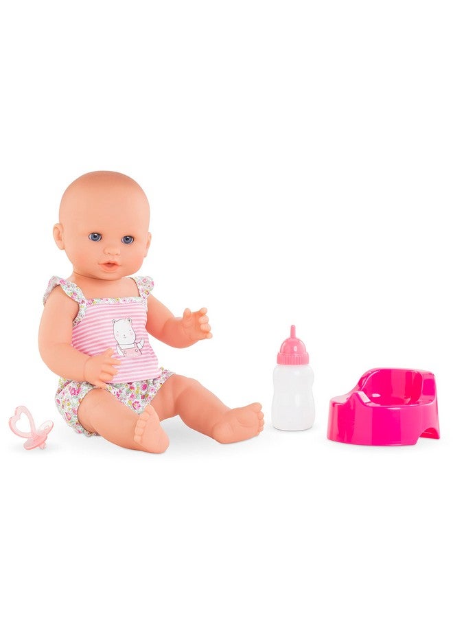 Drink And Wet Bath Baby Emma14” Girl Baby Doll With 3 Accessoriesbottle Potty And Pacifierreally Drinks And Goes Potty For Kids Ages 2 Years And Up