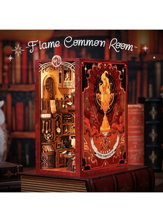 Diy Book Nook Kit Diy Miniature Dollhouse Kit Booknook With Dust Cover Bookshelf Insert Decor Alley Bookends Model Kit Bookshelf Decor Creativity Kit Booknook Book Nook Kits For Adults (Rk01)