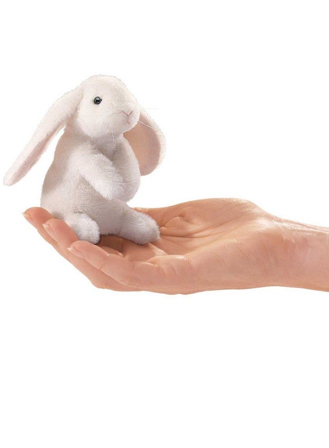 Mini Lop Earred Rabbit Finger Puppet White 1 Ea
