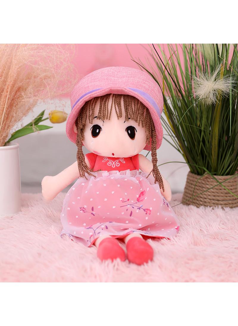 45cm Straw Hat Elastic Soft Plush Doll