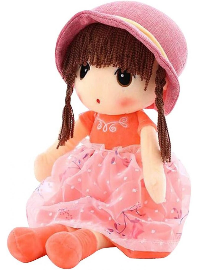45cm Straw Hat Elastic Soft Plush Doll