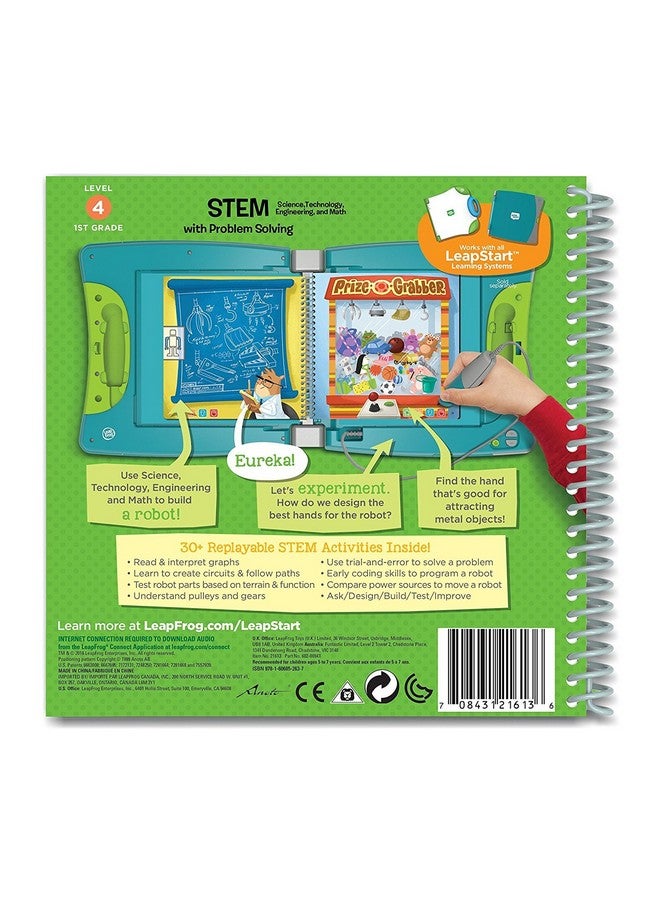 Leapstart 1St Grade Activity Book Stem (Science Technology Engineering Math) And Problem Solving (Requires Leapstart System)