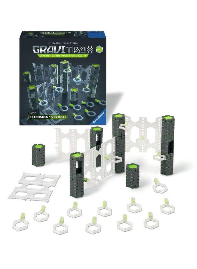 Gravitrax Pro Vertical Expansion Set Marble Run And Stem Toy For Boys And Girls Age 8 And Up Expansion For 2019 Toy Of The Year Finalist Gravitrax Gray