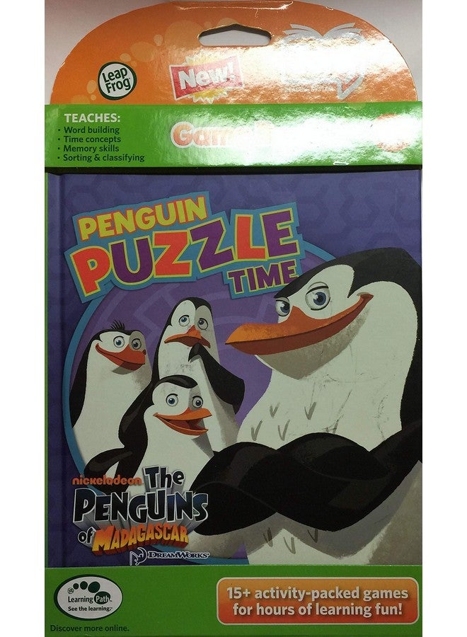 Tag Game Book Penguins Of Madagascar Puzzle Time