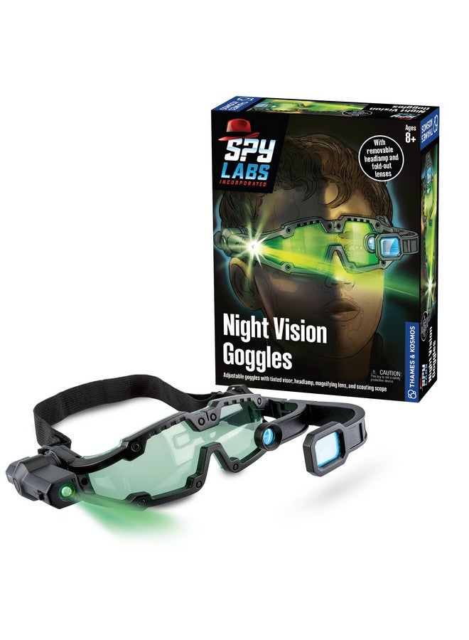 Spy Labs Inc Night Vision Goggles Conduct Secret Missions & Surveillance At Night Essential Tools & Tricks Of The Trade From The Detective Gear Experts For Young Investigators