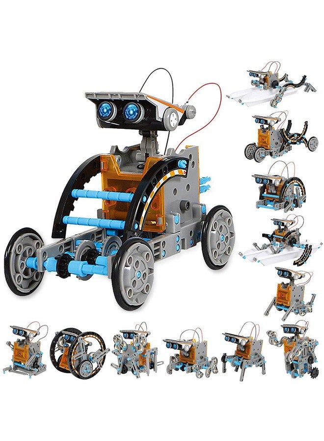 Stem 12In1 Education Solar Robot Toys 190 Pieces Diy Building Science Experiment Kit For Kids Aged 810 And Oldersolar Powered By The Sun
