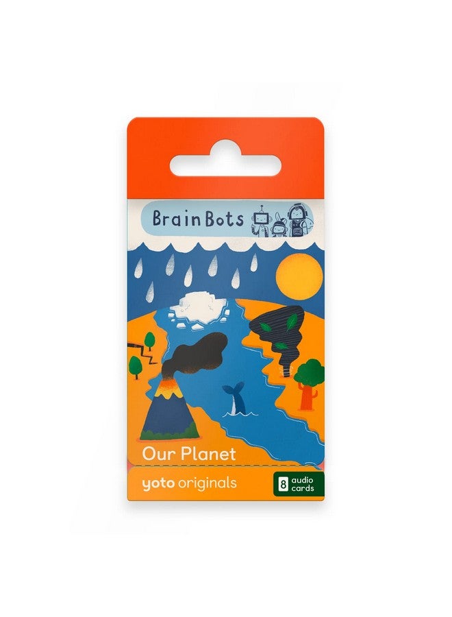 Yoto Brainbots Our Planet 8 Kids Audiobook Cards For Use With Yoto Player & Mini Allin1 Audio Player Educational Screenfree Listening With Fun Stories For Learning & Interactive Quizes Ages 6+