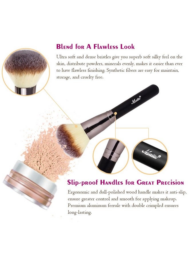 Powder Mineral Brush Makeup Brush For Large Coverage Mineral Powder Foundation Blending Buffing 1 Piece