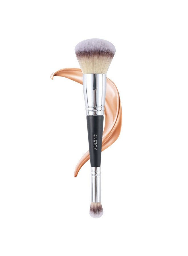 Foundation Brushes For Liquid Foundation Makeup Brushes Dualended Foundation Brush Concealer Brush Under Eye Ideal For Liquid Cream Powderblending Buffing Flawless Face Brush