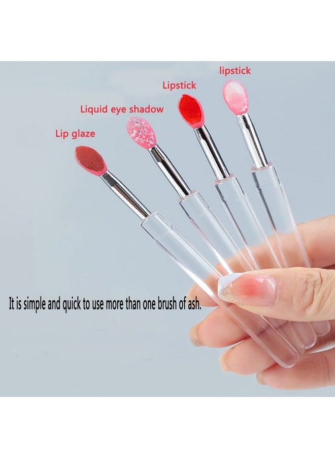 Silicone Lip Brushes With Coverslipstick Lip Gloss Applicator Brushesmakeup Beauty Brushes6Pcs