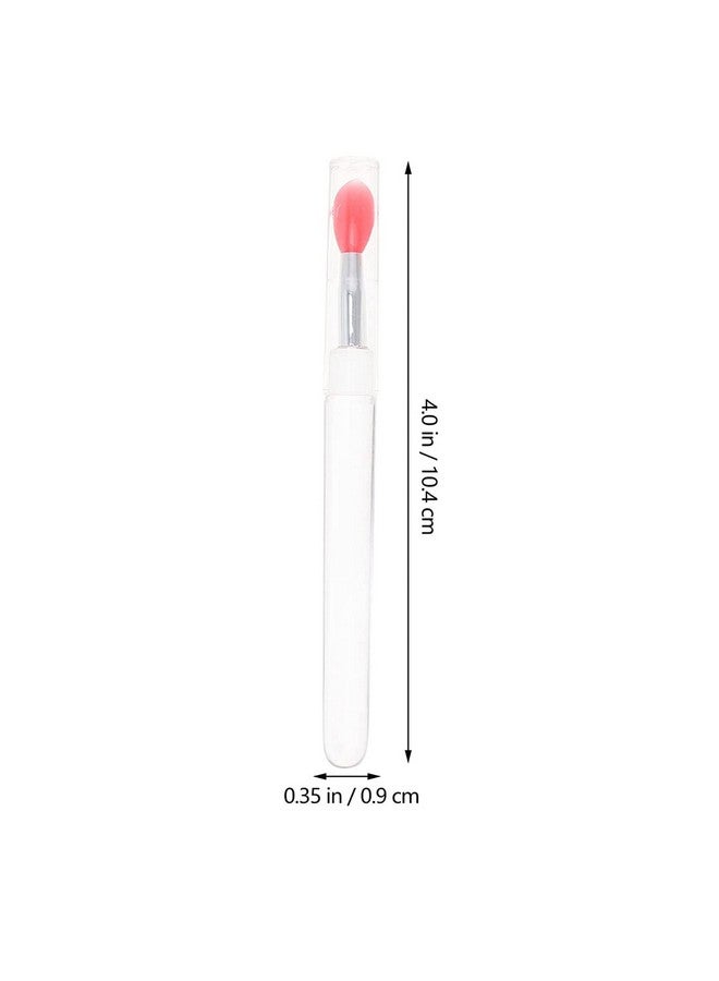 Silicone Lip Brushes With Coverslipstick Lip Gloss Applicator Brushesmakeup Beauty Brushes6Pcs
