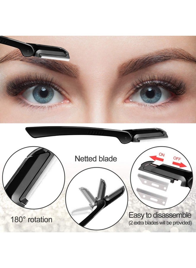 Eyebrow Kit Multipurpose Exfoliating Dermaplaning Tool Face Kits For Women Girl Eyebrow Grooming Set (9 In 1)