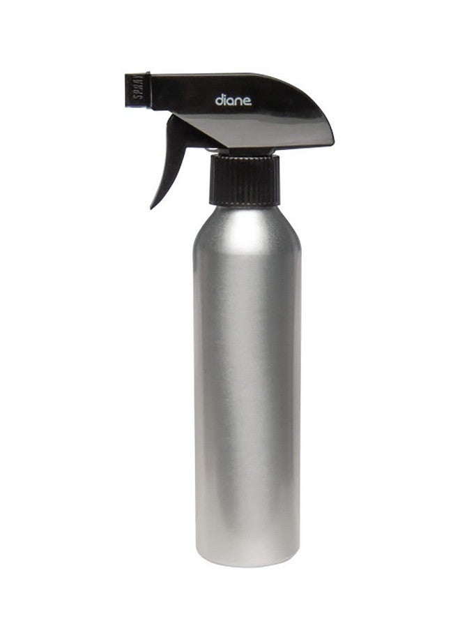 Aluminum Spray Bottle Applicator With Nozzle For Hair Styling And Coloringsmall9.4” X 1.5” 8Oz Capacitysilver