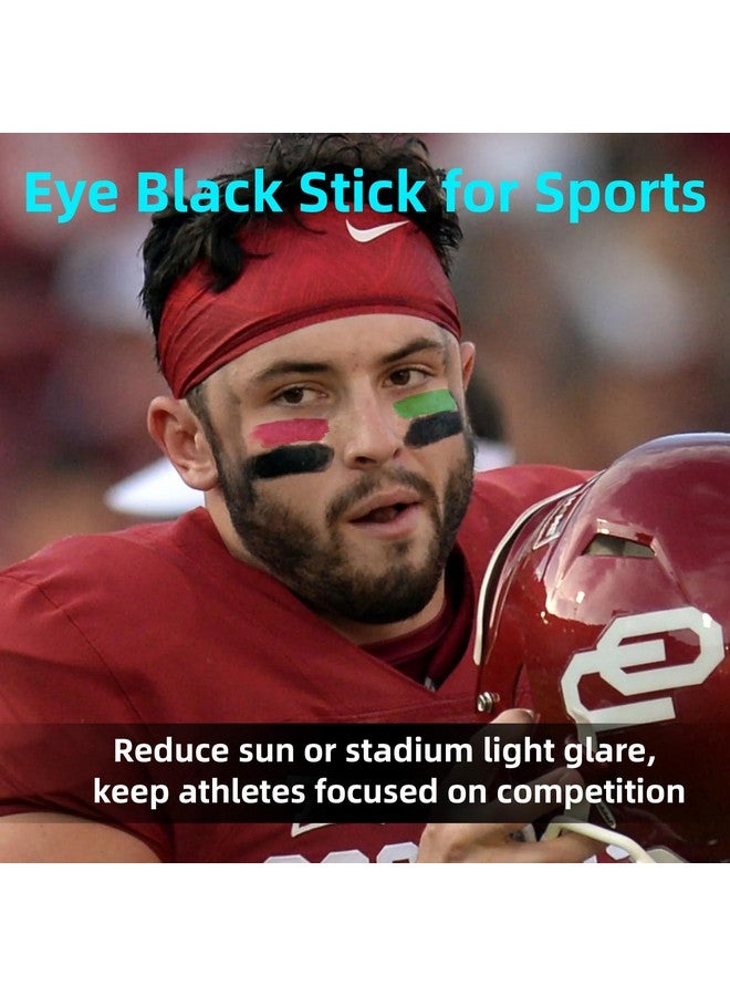 Eye Black Stick Green Eyeblack Sporting Face Paint For Softball Baseball Football Lacrosse Long Lasting Cream Face Body Paint Stick For Halloween Costume Cosplay Party Black Eye Makeupgreen