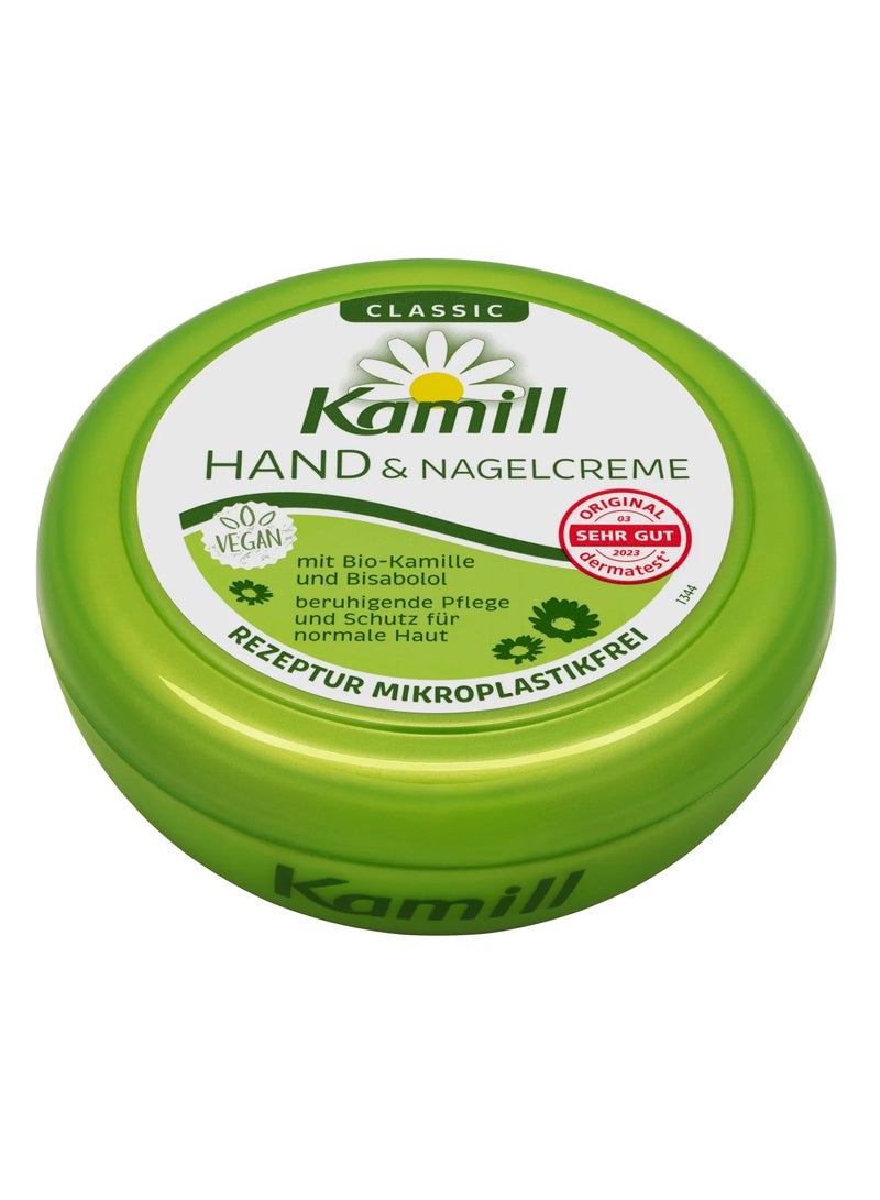 Kamill hand and nail cream with organic chamomile in a can, 150 ml