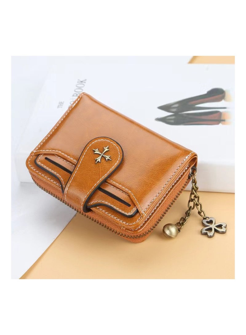 Leather Wallet Brown