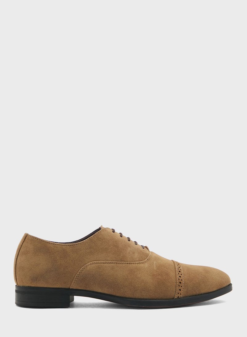 Suede Oxford Lace Ups