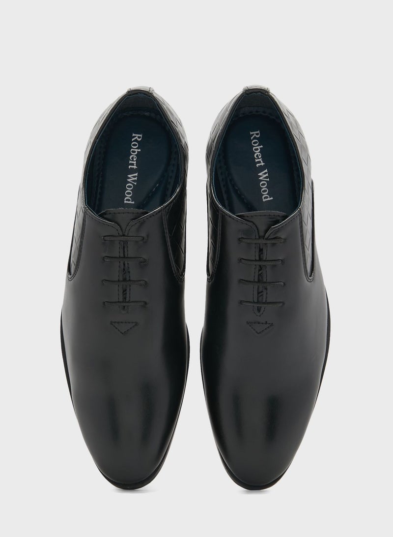 Classic Embossed Formal Lace Ups