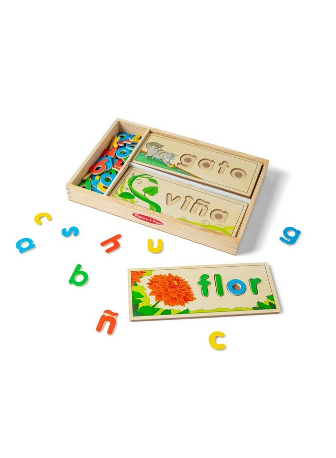 Spanish See & Spell Educational Language Learning Toy Fsccertified Materials