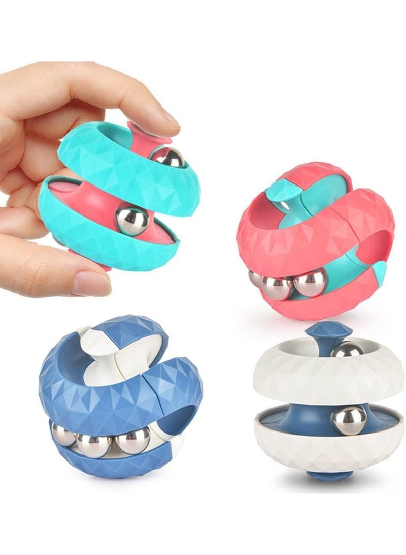 4 Piece Diamond Grain Ball Orbital Gyro Decompression Rubik's Cube Toy