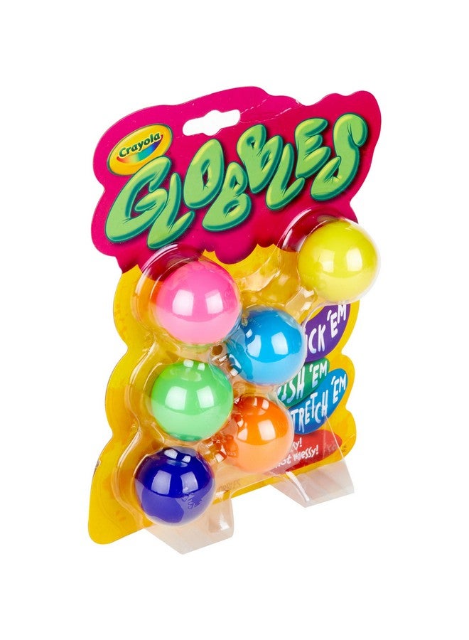 Globbles Fidget Toy (6Ct) Sticky Fidget Balls Squish Gift For Kids Sensory Toys Ages 4 5 6 7 8