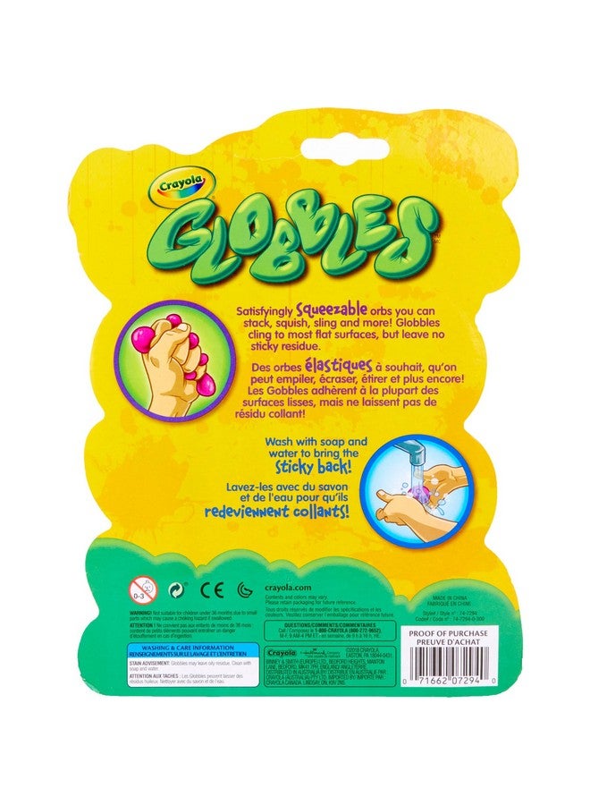 Globbles Fidget Toy (6Ct) Sticky Fidget Balls Squish Gift For Kids Sensory Toys Ages 4 5 6 7 8