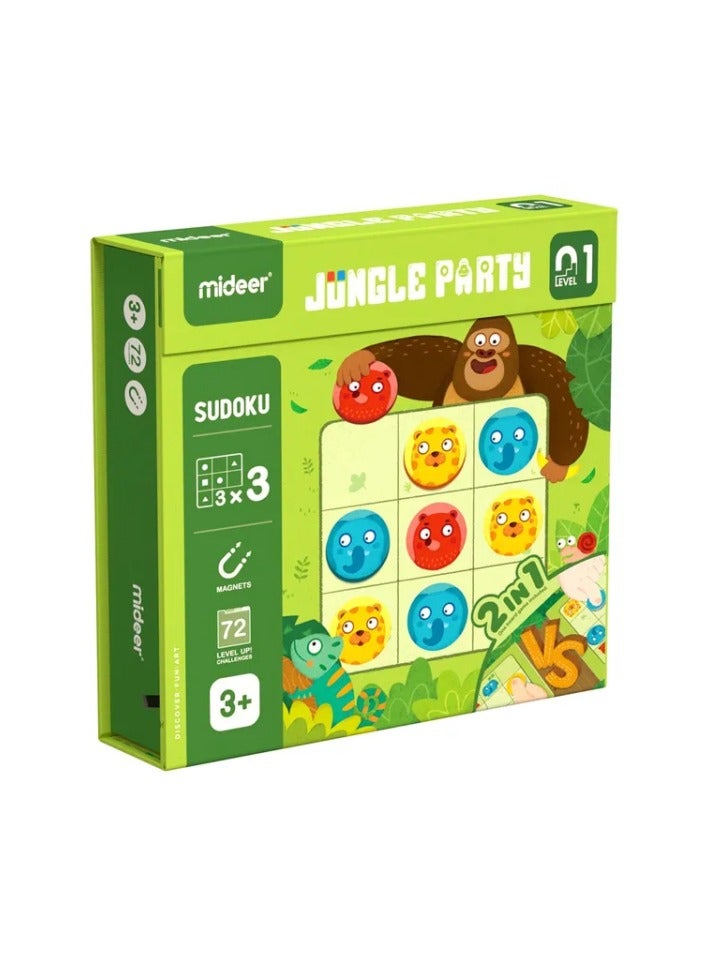 Mideer Leveled Sudoku Series - Fun and Educational Math Game with Four Levels and Exciting Themes