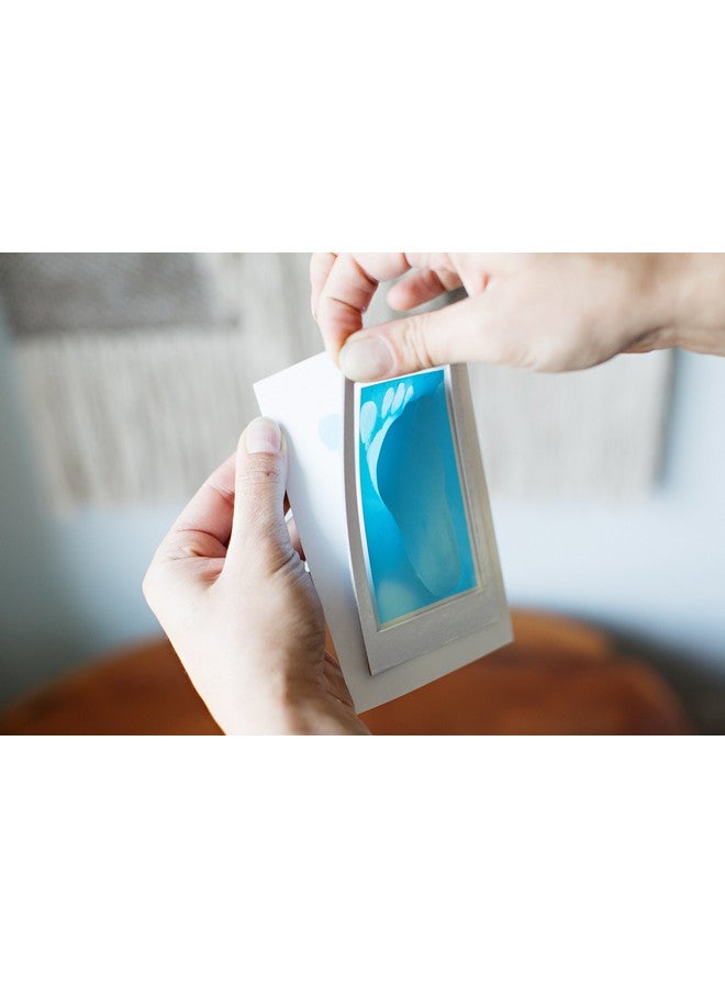 Newborn Baby Handprint Or Footprint “Clean Touch” Ink Pad 2 Uses Blue