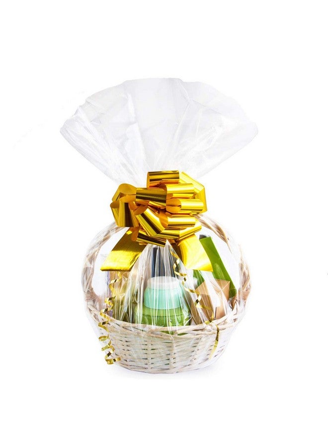 Large Cellophane Bags24X30 Inch Cellophane Wrap For Gift Baskets10Pcs Clear Basket Bags