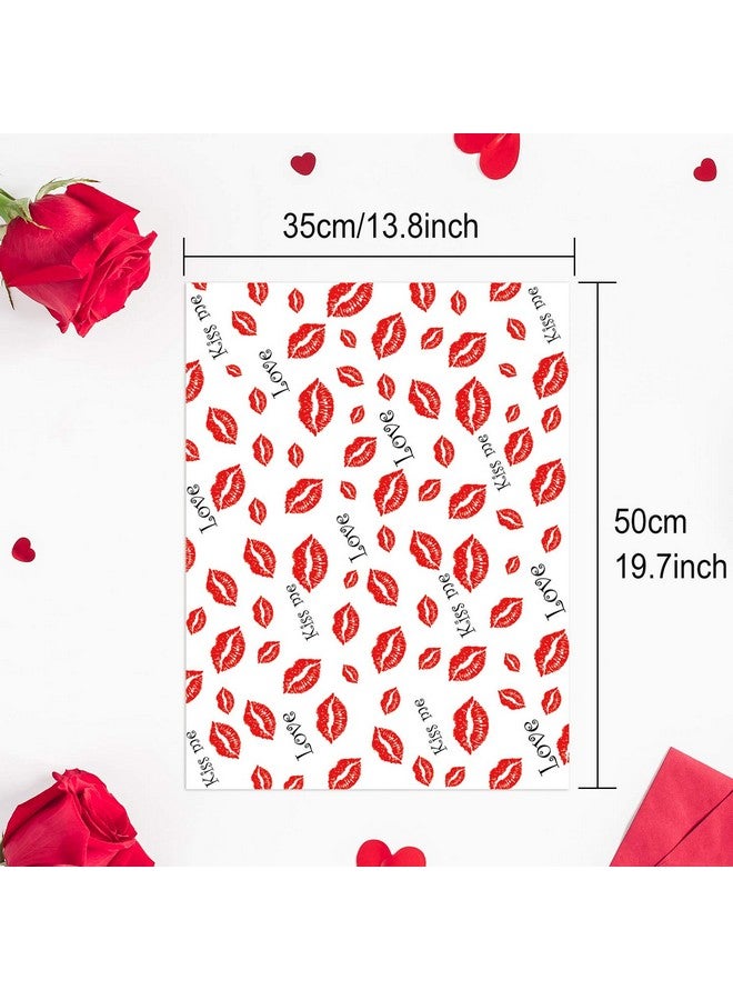 60 Sheets Gift Wrapping Tissue Paper Assorted 50 * 35Cm Valentine'S Day Tissue Paper Bulk 3 Designs Art Paper For Valentine'S Day Wedding Diy Crafts Wrapping Accessory Gift Decorations