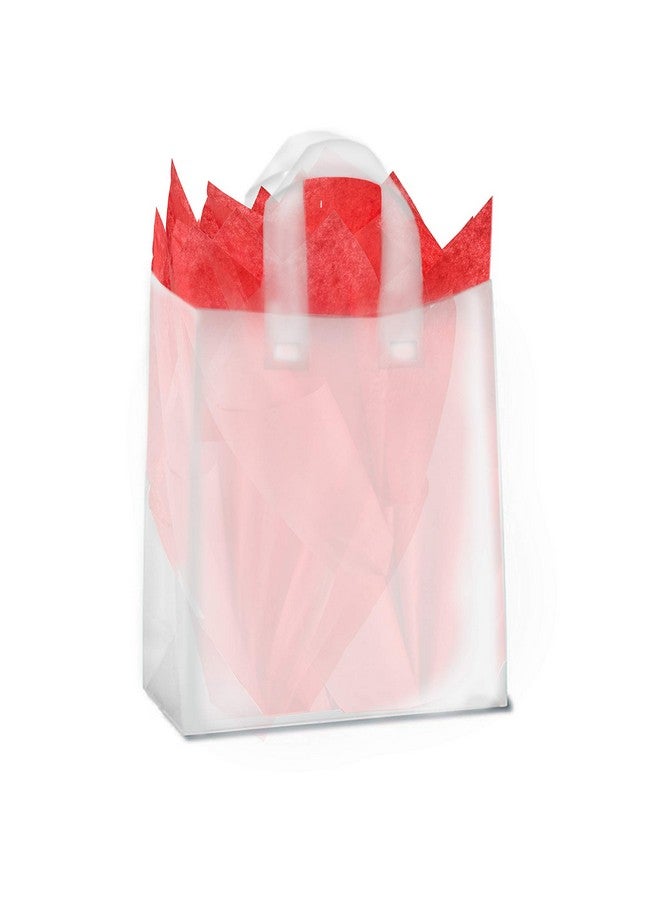 Frosted Plastic Gift Bags 100 Pack 8