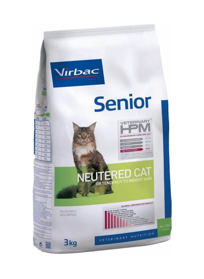 VIRBAC SENIOR NEUTERED DRY FOOD FOR CAT