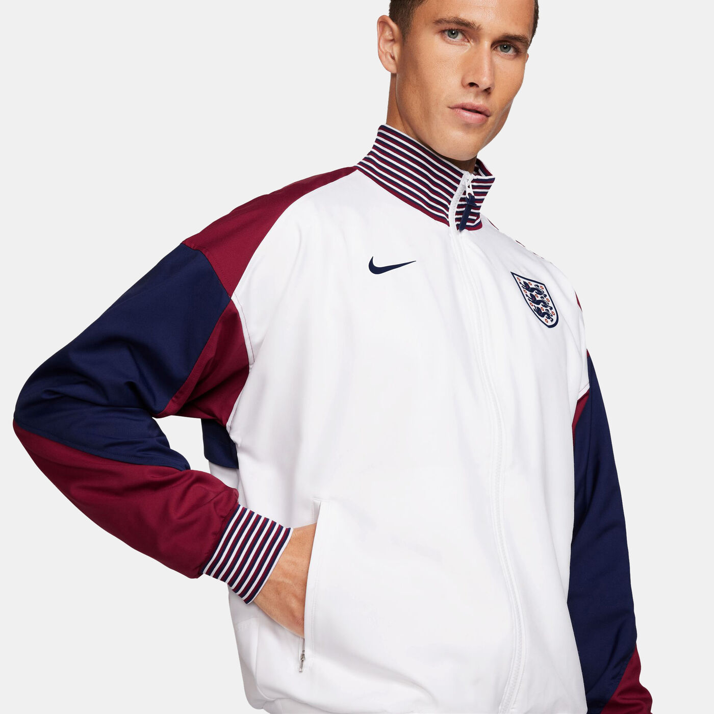 Men's England Strike Dri-FIT Home Football Jacket