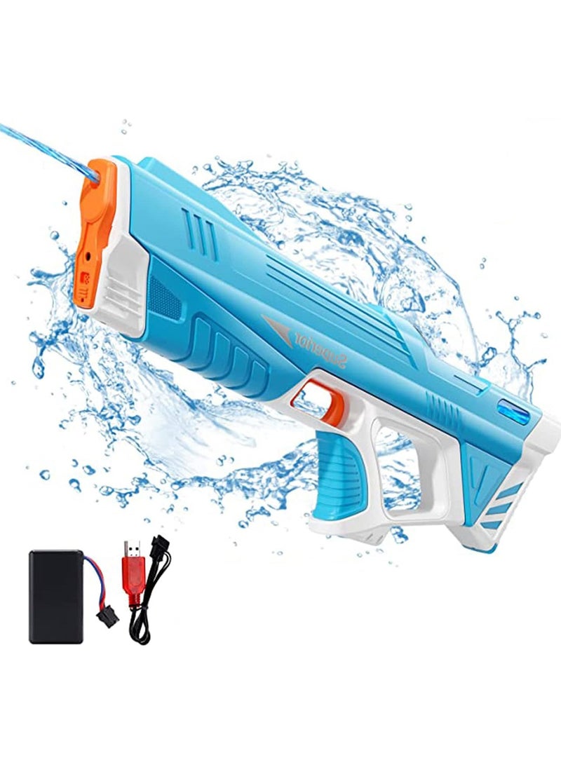 Electric Water Gun Auto Suction Water Guns for Adults&Kids Squirt Guns 39 Ft Range Battery Powered Squirt Gun Automatic Water Blaster Pool Beach Outdoor Party Toys for Kids（280ml）