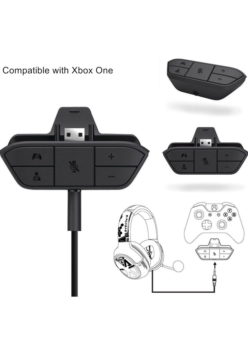 Stereo Headset Adapter for Xbox One Xbox Series X S Controller Adjust Audio Balance