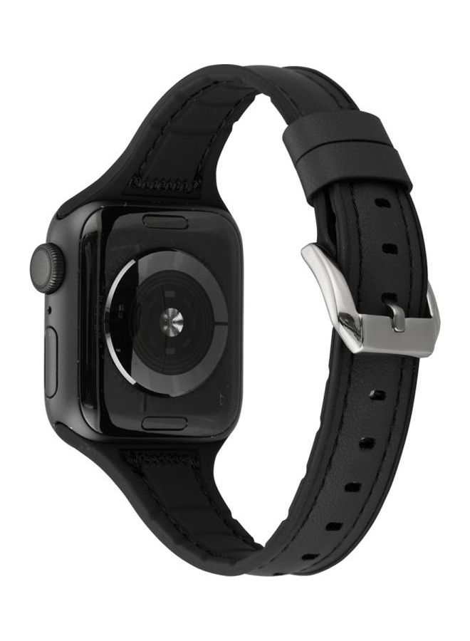 Replacement Watchband For Apple Black